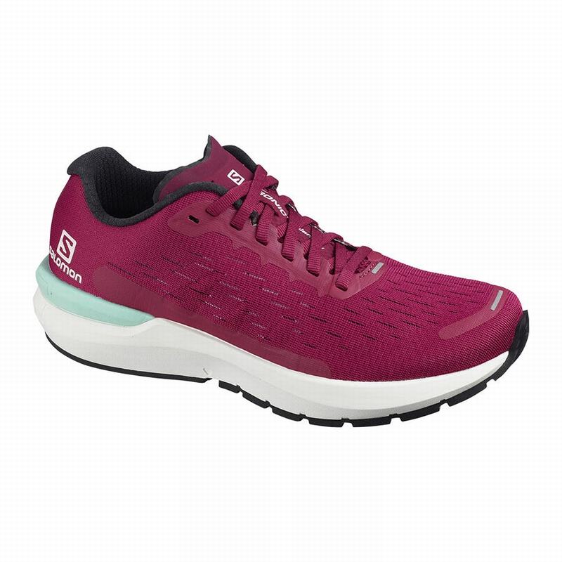 Chaussure Running Salomon Femme Rouge / Blanche - Salomon SONIC 3 BALANCE W - France (0682-QMHAS)